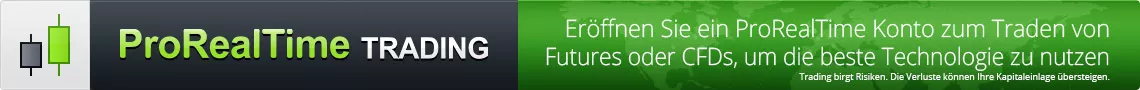 Eröffnen Sie ein ProRealTime konto zum Traden von Futures oder CFDs, um die beste Technologie zu nutzen