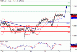 USD/CAD - 30 min.