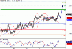 USD/CAD - 30 min.