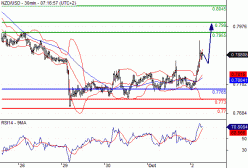 NZD/USD - 30 min.