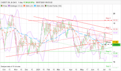 CABOT OIL & GAS - Daily