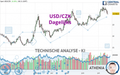 USD/CZK - Dagelijks