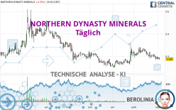 NORTHERN DYNASTY MINERALS - Daily