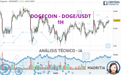 DOGECOIN - DOGE/USDT - 1 uur