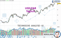 USD/ZAR - Täglich