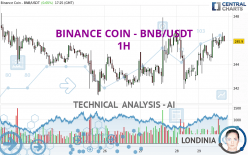 BINANCE COIN - BNB/USDT - 1 uur