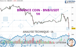 BINANCE COIN - BNB/USDT - 1 uur