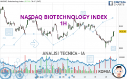 NASDAQ BIOTECHNOLOGY INDEX - 1 uur