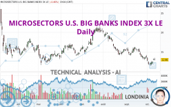 MICROSECTORS U.S. BIG BANKS INDEX 3X LE - Daily