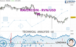 RAVENCOIN - RVN/USD - 1 uur