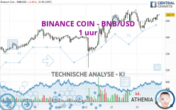 BINANCE COIN - BNB/USD - 1 uur