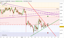 DOGECOIN - DOGE/USD - 4 Std.