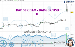 BADGER DAO - BADGER/USD - 1H