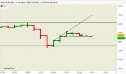 EUR/USD - 30 min.