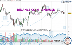 BINANCE COIN - BNB/USD - 1 Std.