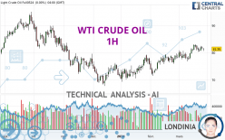 WTI CRUDE OIL - 1 Std.