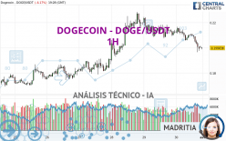 DOGECOIN - DOGE/USDT - 1 uur