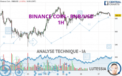 BINANCE COIN - BNB/USD - 1 Std.