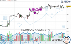 USD/ZAR - 1 Std.