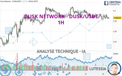 DUSK NETWORK - DUSK/USDT - 1 Std.