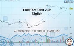 COBHAM ORD 2.5P - Diario