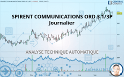 SPIRENT COMMUNICATIONS ORD 3 1/3P - Journalier