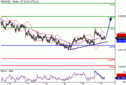 NZD/USD - 30 min.