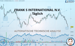 FRANK S INTERNATIONAL N.V. - Täglich