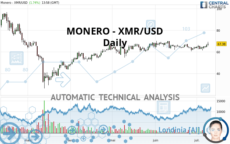 MONERO - XMR/USD - Giornaliero