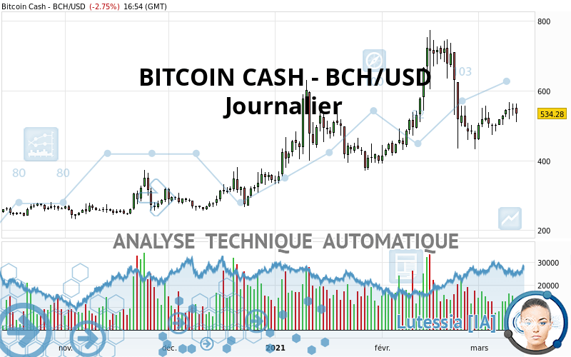 BITCOIN CASH - BCH/USD - Journalier