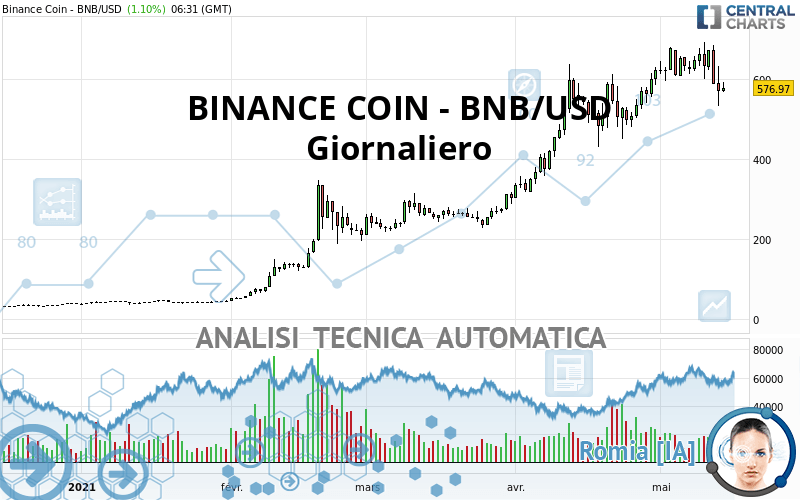 BINANCE COIN - BNB/USD - Daily