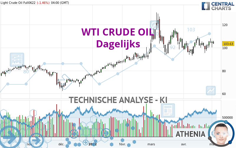 WTI CRUDE OIL - Dagelijks