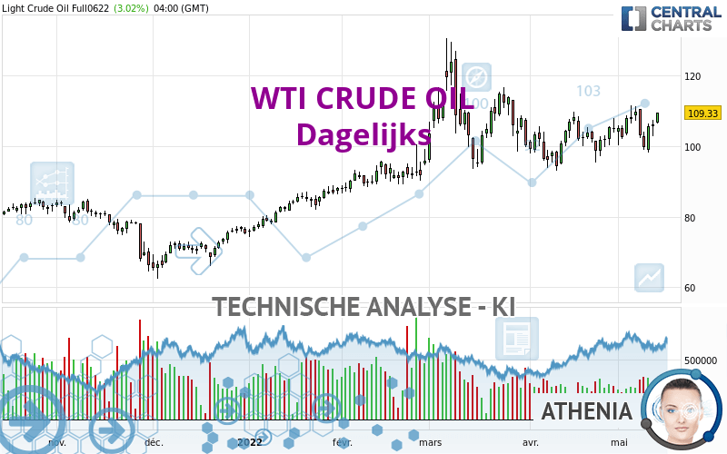 WTI CRUDE OIL - Dagelijks