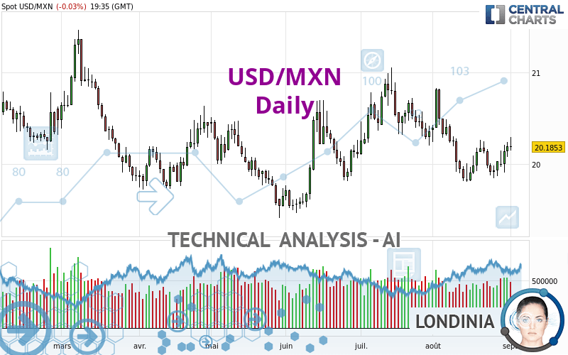 USD/MXN - Daily