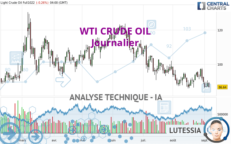 WTI CRUDE OIL - Dagelijks