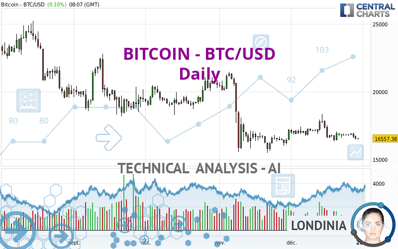 BITCOIN - BTC/USD - Dagelijks