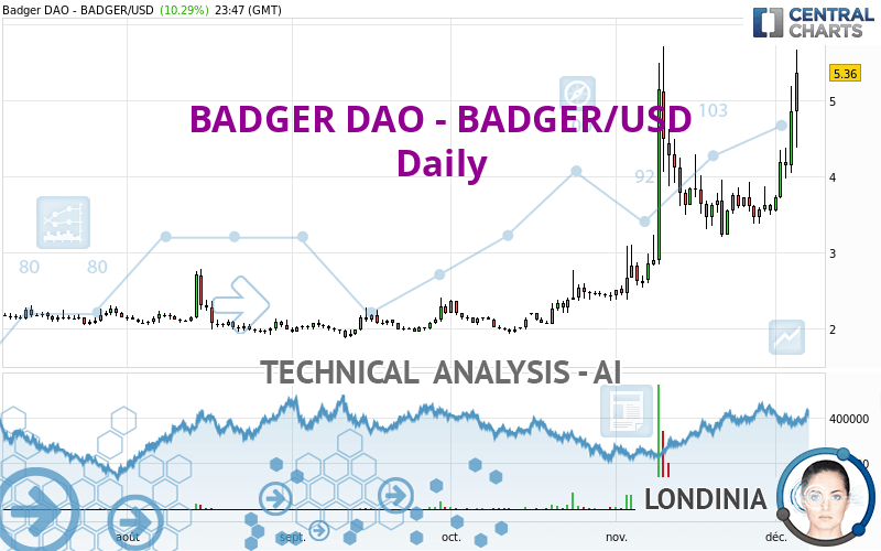 BADGER DAO - BADGER/USD - Täglich
