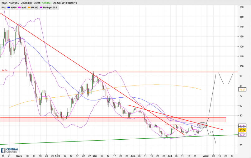 NEO - NEO/USD - Journalier