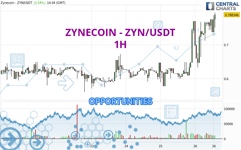 ZYNECOIN - ZYN/USDT - 1 Std.