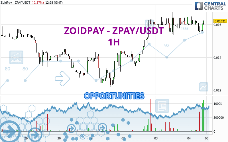 ZOIDPAY - ZPAY/USDT - 1 Std.