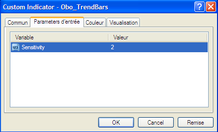 obo trend bars piattaforma