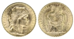 20 FRANCS COIN GOLD VALUE EUR